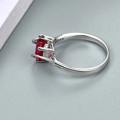 Ruby Heart-Shape Ring